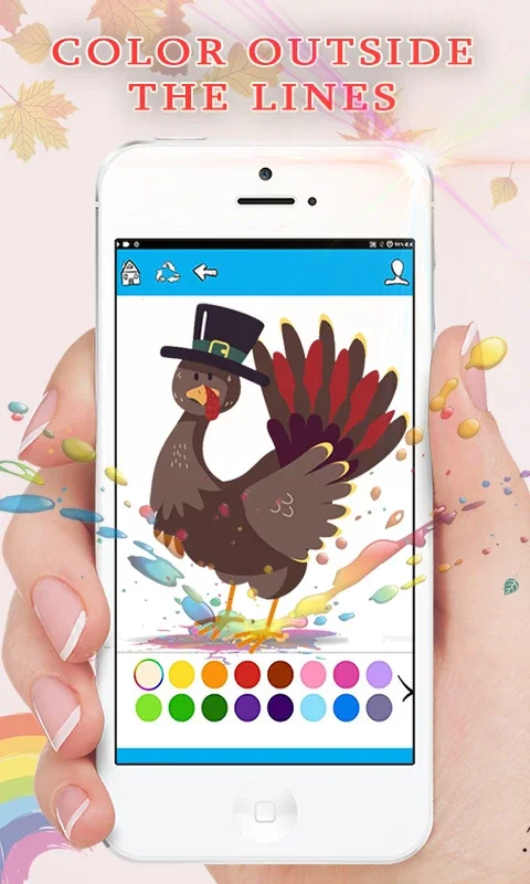 Thanksgiving - Coloring Book for Android: Fun & Creative