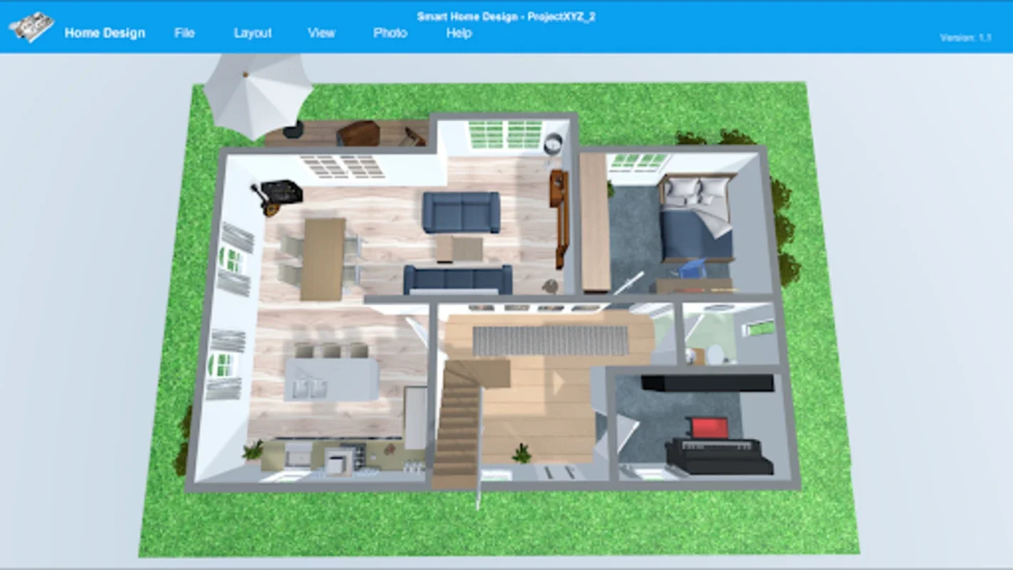 Smart Home Design | Floor Plan for Android: Advanced 3D Floor Plans