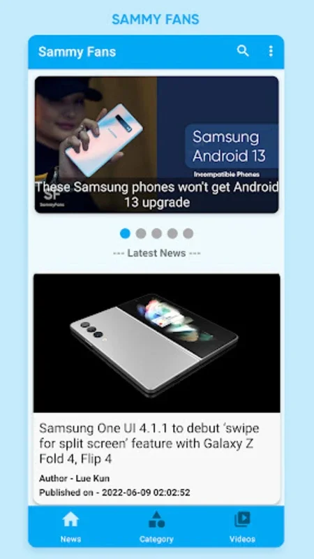 Sammy Fans for Android - Stay Updated with Samsung