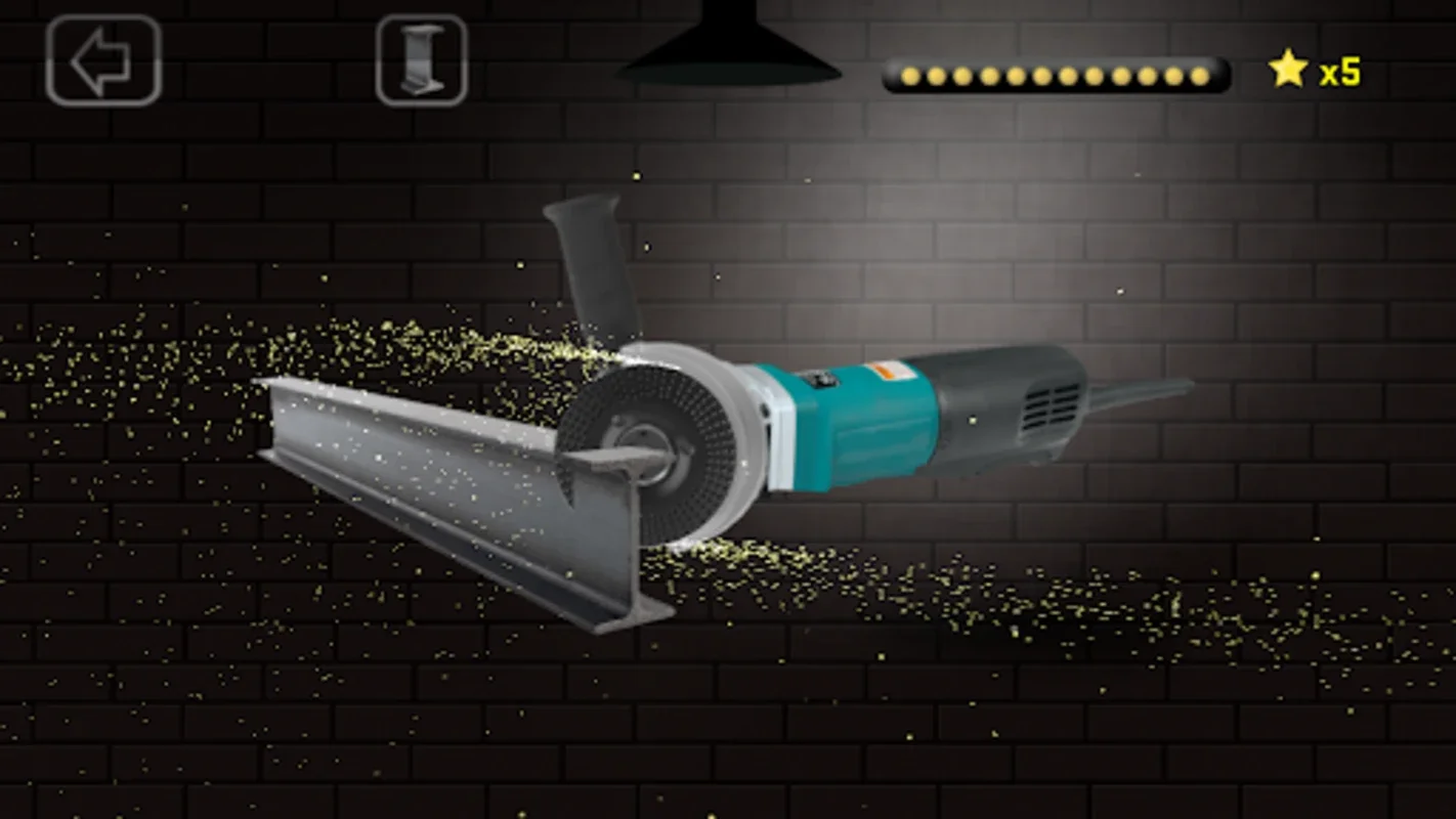 Angle Grinder for Android: Realistic Metal Cutting