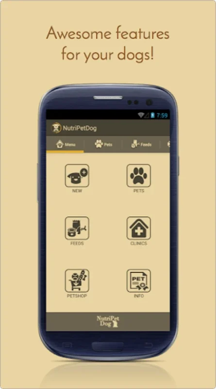 NutriPetDog for Android: Manage Dog Nutrition