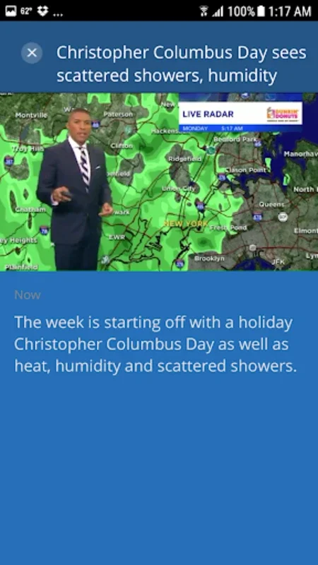 PIX11 NY Weather for Android - Precise Local Forecasts