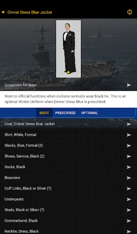 MyNavy UNIFORMS for Android - Comprehensive Uniform Guide