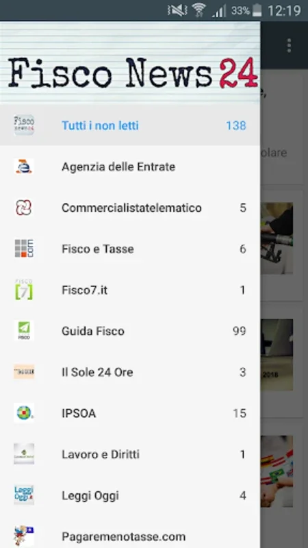 Fisco News 24 for Android: Comprehensive Tax Updates