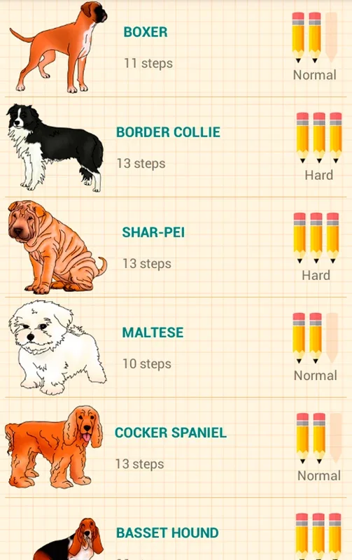 Draw Dogs for Android - Learn Dog Drawing Easily