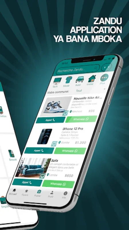 Zandu for Android - Facilitate Buying and Selling in Congo