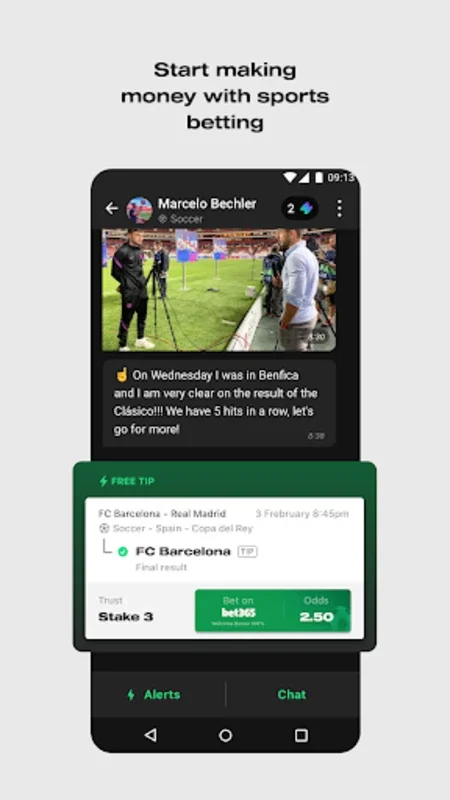 Tipster Chat - Pro Sport Tips for Android - No Download Needed