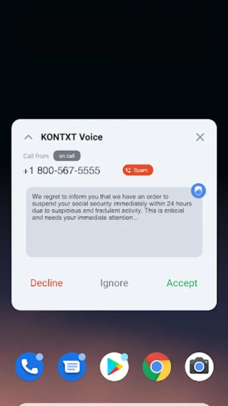 KONTXT Voice for Android - Advanced Call Screening