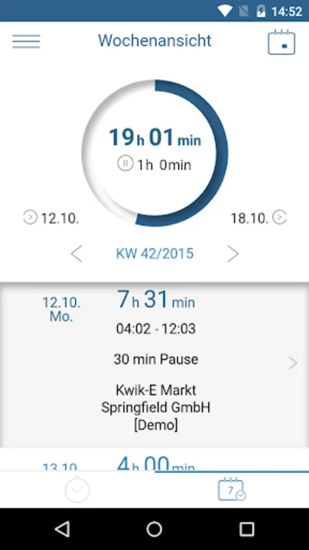 timeboard Zeiterfassung for Android - Boost Workforce Productivity