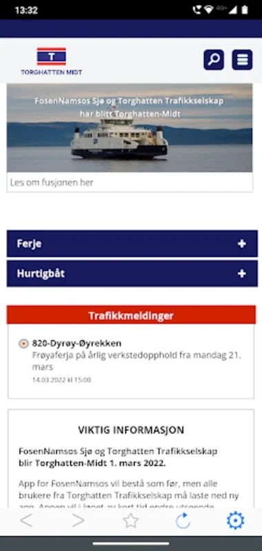 Torghatten Midt (THM) for Android - Seamless Travel Planning