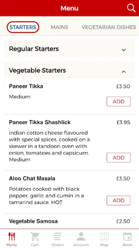 Meriden Spice for Android - Delicious Indian Food at Your Fingertips