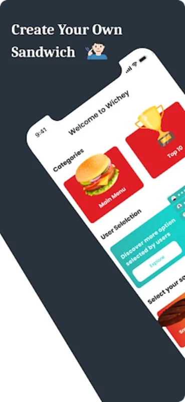 Wichey for Android: Craft Personalized Sandwiches