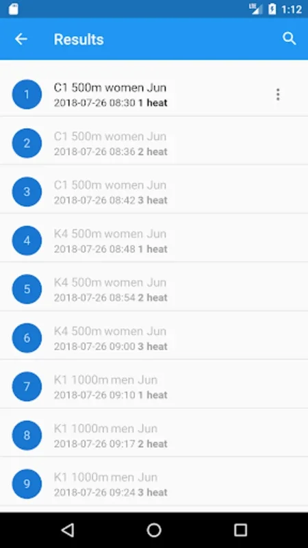 CanoeInfoApp for Android: Track Canoe Events in Real-Time