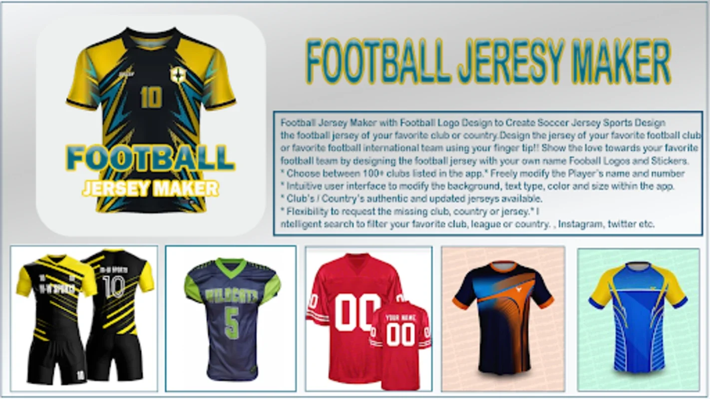 Football Logo Maker for Android: Customize Jerseys with Ease