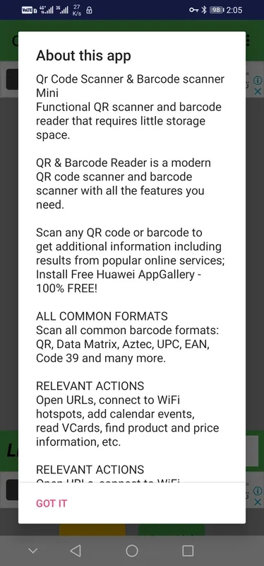 Qr Code Scanner & Barcode scanner Mini for Android: Efficient Code Reading