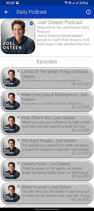 Joel Osteen Daily Devotionals for Android: Inspire Your Faith