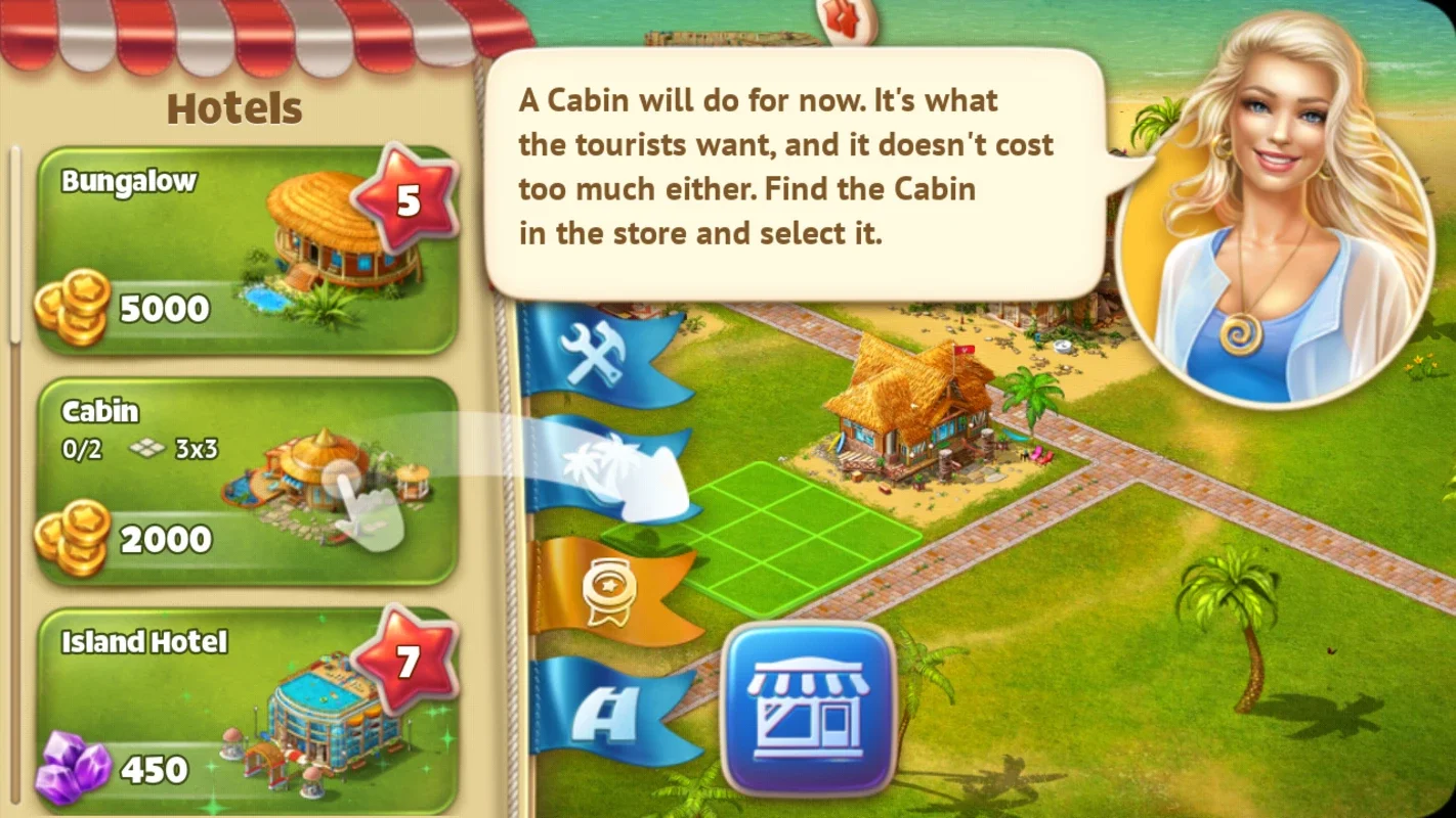 Paradise Island 2 for Android - Create Your Tourist Haven