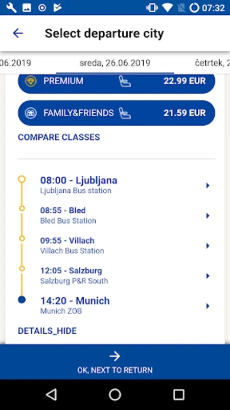 Nomago InterCity for Android - Convenient Travel App