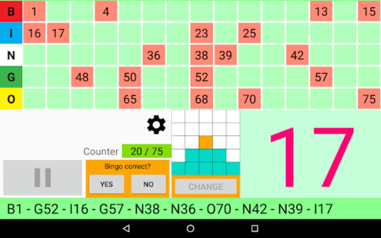 Bingo RS for Android: Customizable Bingo App