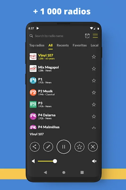 Radio Sweden FM online for Android - Unbeatable Radio Experience