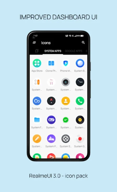 RealmeUI 3.0 - icon pack for Android - Aesthetic UI Upgrade