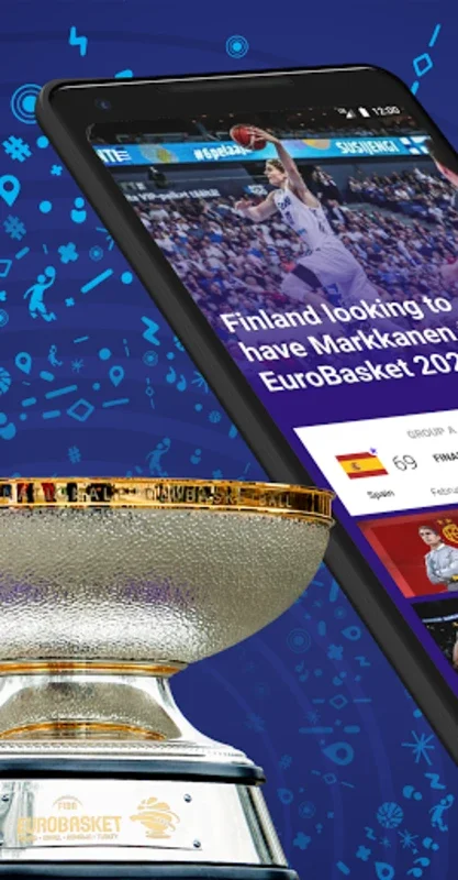 FIBA EuroBasket 2022 for Android - Track EuroBasket 2025 Qualifiers