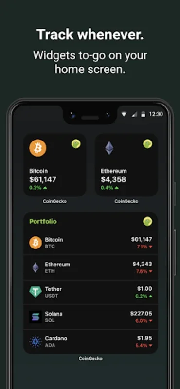 CoinGecko for Android: Track Crypto and NFT Markets