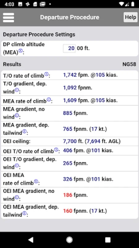 Baron Performance for Android - Enhance Flight Safety and Efficiency