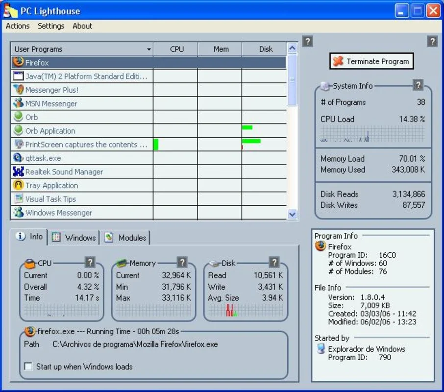 Pc Lighthouse for Windows - Enhance PC Performance