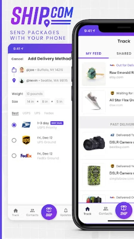 Ship.com — Package Shipping & for Android: Streamlined Shipping & Tracking