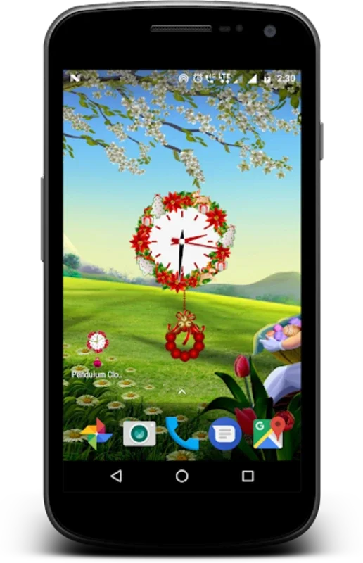 Pendulum clock live wallpaper for Android - No Download Needed