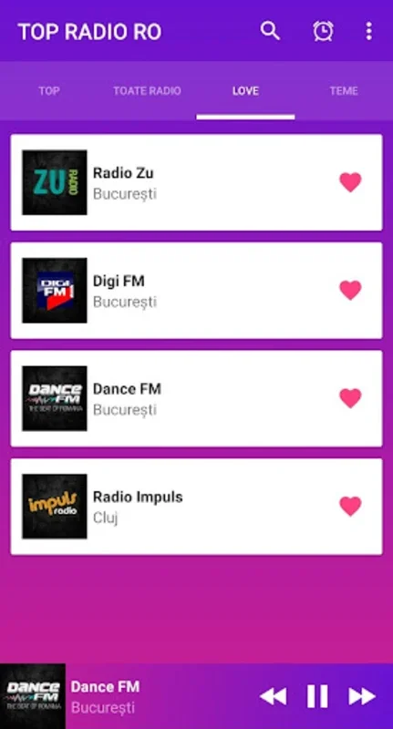 TOP RADIO ROMANIA for Android - Enjoy Romanian Radio Stations