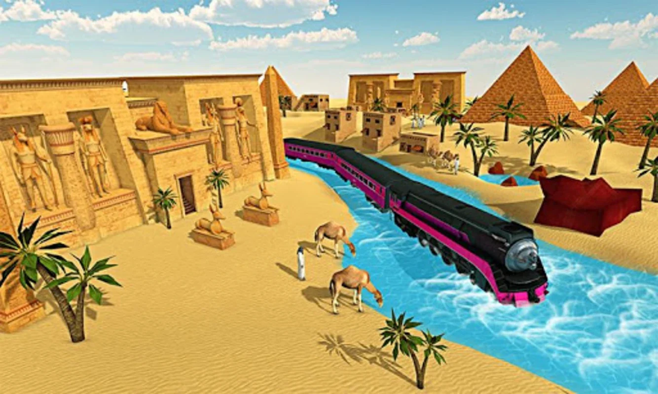 Water Surfer Bullet Train Game for Android - Immersive Rail Sim