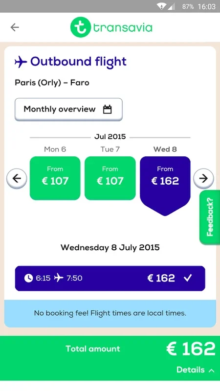 Transavia for Android - Streamlined Travel App