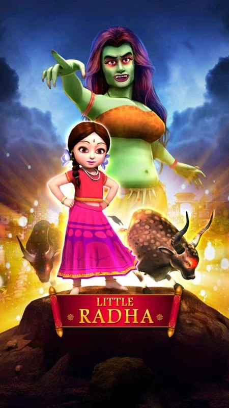 Little Radha Run for Android - Thrilling Adventures Await