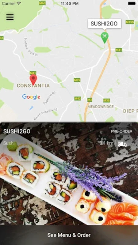 SUSHI2GO ZA for Android - Convenient Sushi Ordering