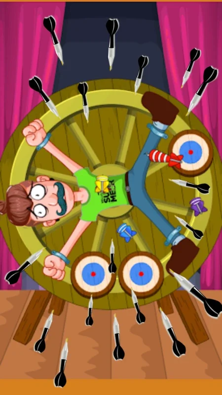 Dart wheel aim target-dart throw game for Android: Fun and Challenging