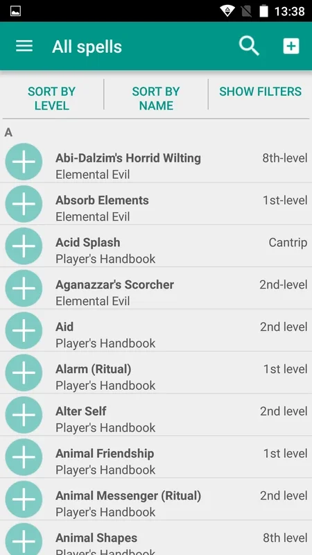 D&D 5 Spellbook for Android: Simplify Your Spell Management