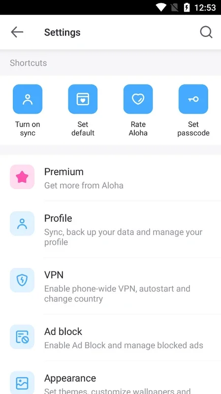 Aloha Browser Turbo for Android - A Fast and Feature - Rich Browser