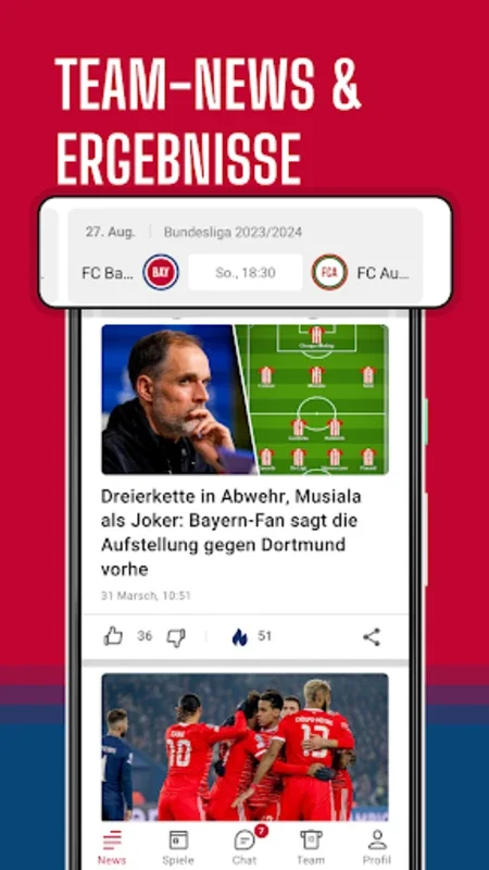 Bayern Live – Fußball News for Android: Stay Connected