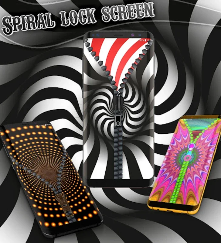 Spiral lock screen for Android - Unlock with Style and Security