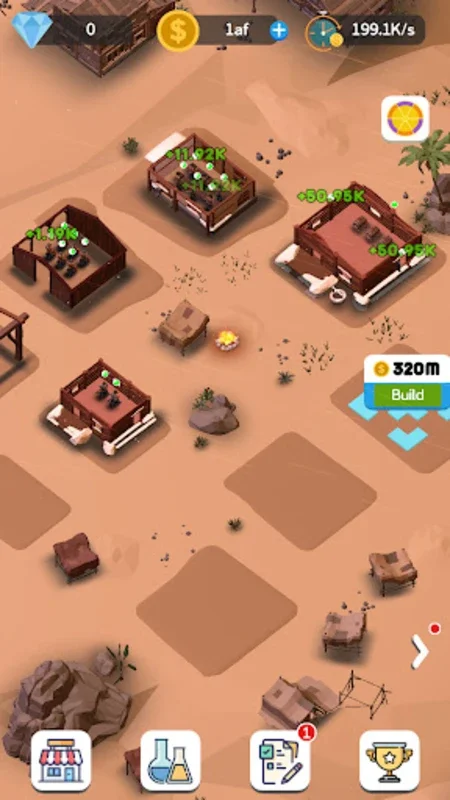 Idle Desert City for Android - Immersive Post-Apocalyptic Simulation