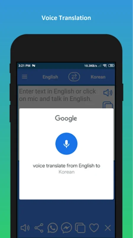 Korean to English Translator for Android: Bidirectional Translation