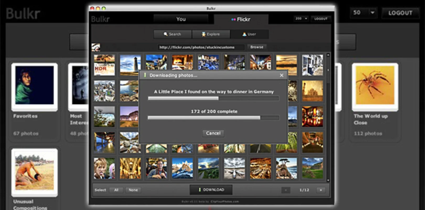 Bulkr for Mac - Effortless Flickr Photo Downloads