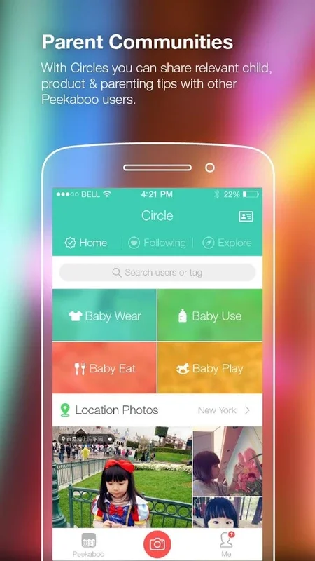 Peekaboo Moments for Android: Securely Track Baby's Growth