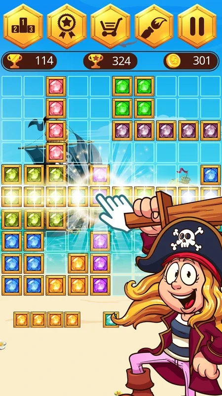 10x10 Pirates for Android - Engaging Puzzle Game