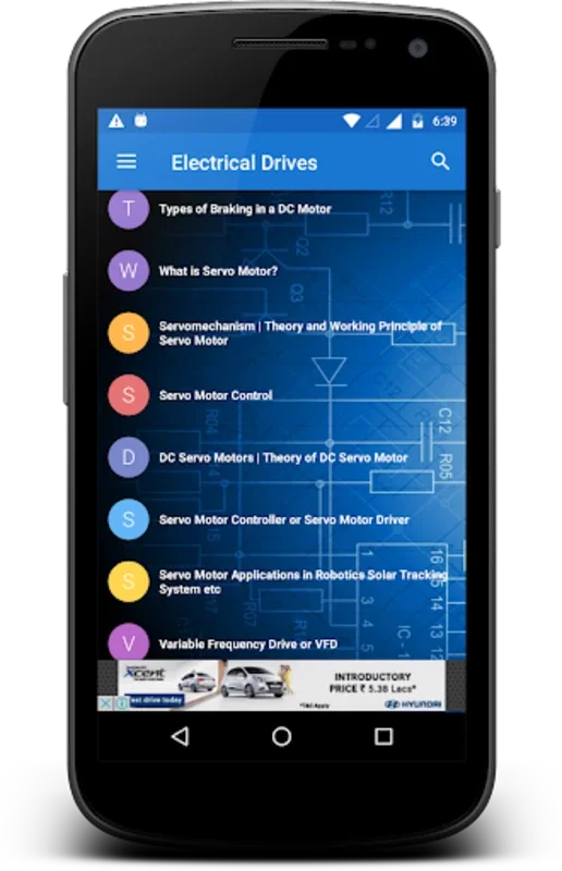 Electrical Drives for Android - Simplify Electrical Control