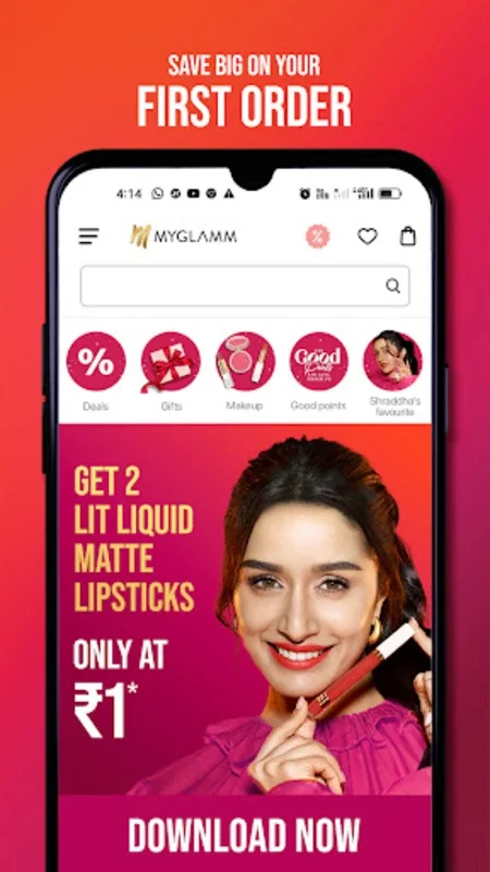 MyGlamm for Android - Luxury Beauty Shopping App