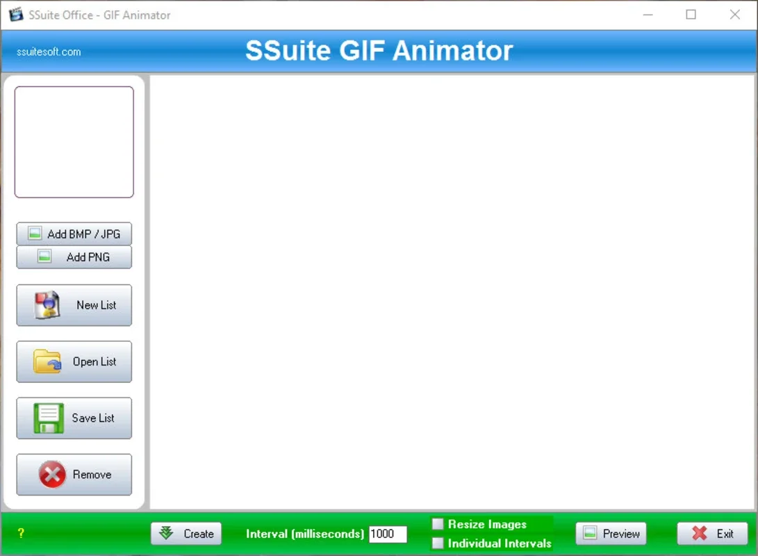 SSuite Office Gif Animator for Windows - Create Animated GIFs Easily