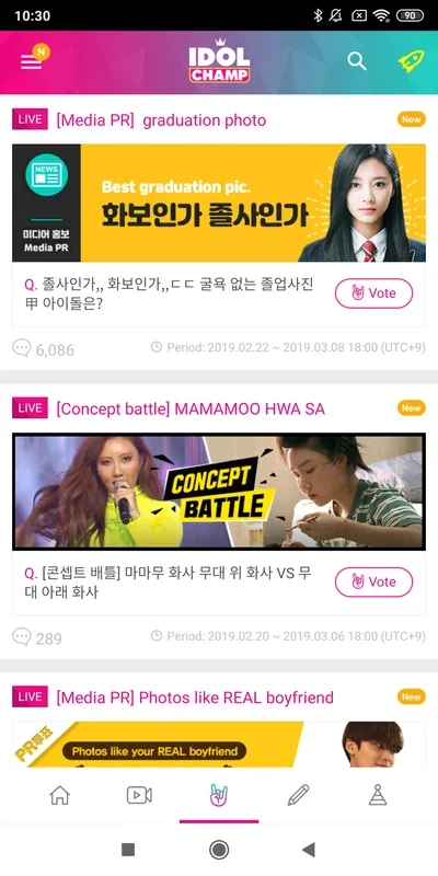 IDOLCHAMP for Android - Empowering Fans to Boost Idols' Fame